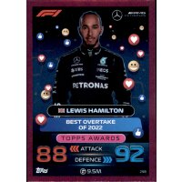 298 - Lewis Hamilton - Topps Awards - PINK - 2023