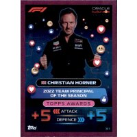 301 - Christian Horner - Topps Awards - PINK - 2023