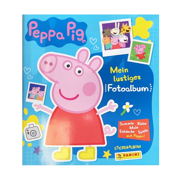 Peppa Pig Wutz - Mein lustiges Fotoalbum - Sammelsticker - 1 Sammelalbum