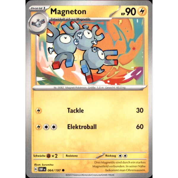 064/197 - Magneton - Common - OBF Karmesin & Purpur