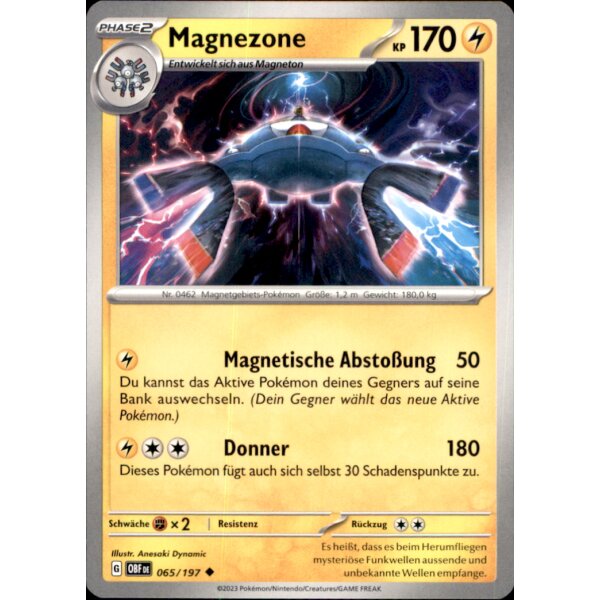 065/197 - Magnezone - Uncommon - OBF Karmesin & Purpur