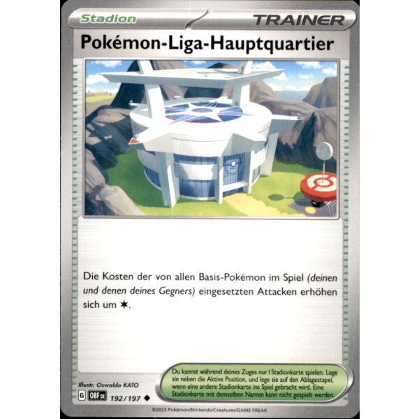 192/197 - Pokémon-Liga-Hauptquartier - Uncommon - OBF Karmesin & Purpur