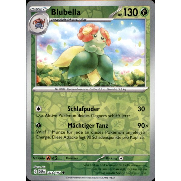 003/198 - Blubella - Reverse Holo - OBF Karmesin & Purpur