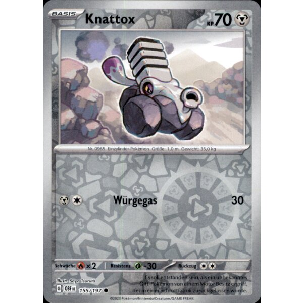 155/197 - Knattox - Reverse Holo - OBF Karmesin & Purpur