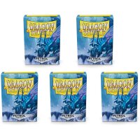 5x Dragon Shield Matte Sleeves - Petrol  (5x 100 Sleeves)