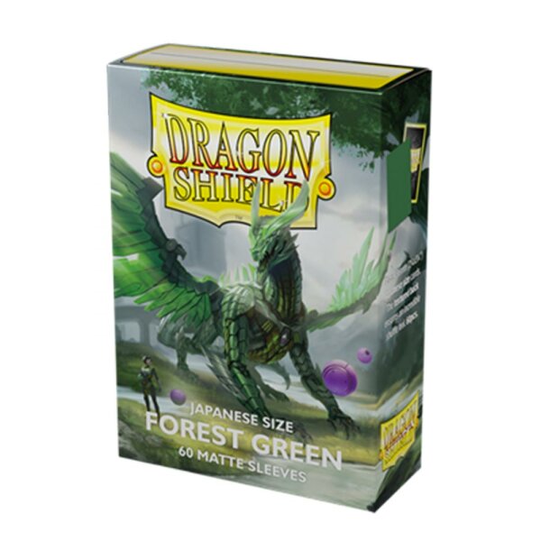 Dragon Shield Matte Sleeves - Forest Green (60 Sleeves)