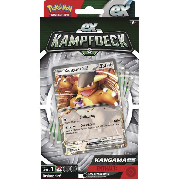 Pokemon EX-Kampfdecks Oktober 2023 - Kangama EX Deck - Deutsch