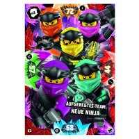 62 - Aufgeregtes Team - Neue Ninja - Helden - Serie 8...