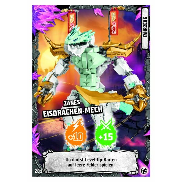 201 - Zanes Eisdrachen-Mech - Fahrzeug - Serie 8 NEXT LEVEL