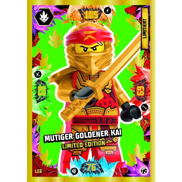 LE06 - Mutiger Goldener Kai - Limitierte Karte - Serie 8 NEXT LEVEL