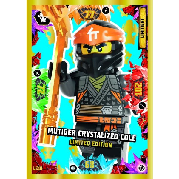 LE10 - Mutiger Crystalized Cole - Limitierte Karte - Serie 8 NEXT LEVEL