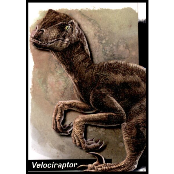 20 - Leading Dinosaurs - Wrinkled Card - Jurassic Park 30 Jahre