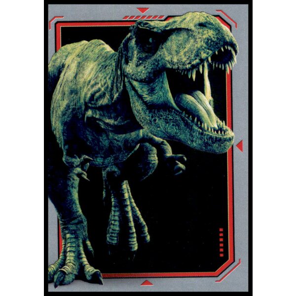 73 - T-Rex Queen - Metal Karte - Jurassic Park 30 Jahre