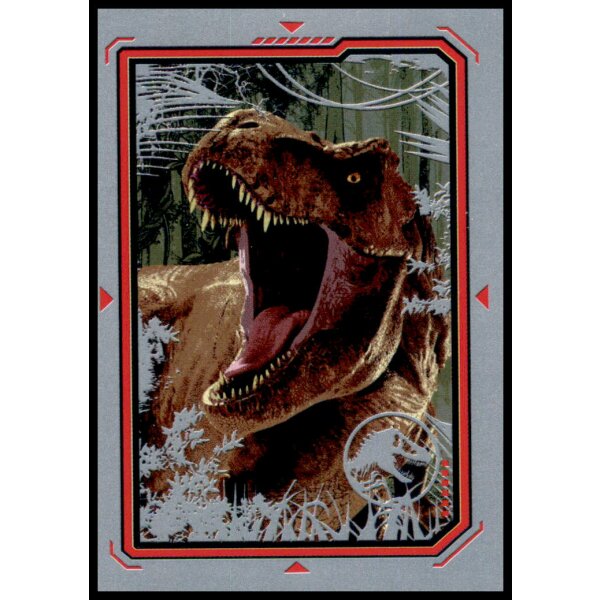 79 - T-Rex Queen - Metal Karte - Jurassic Park 30 Jahre