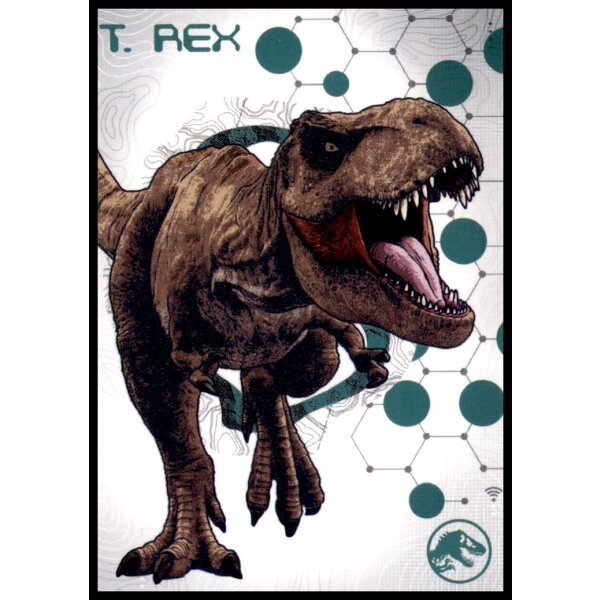 112 - Dinosaurs Live Here - Wrinkled Card - Jurassic Park 30 Jahre