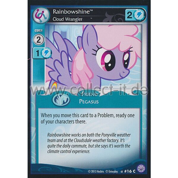 PR-016 Rainbowshine, Cloud Wrangler