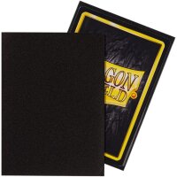 2x DRAGON SHIELD STANDARD SLEEVES - MATTE BLACK (2x100 SLEEVES)