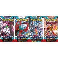 Pokemon KP04 Paradoxrift - 4 Booster - 4 verschiedene...