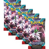 Pokemon KP04 Paradoxrift - 5 Booster - Deutsch