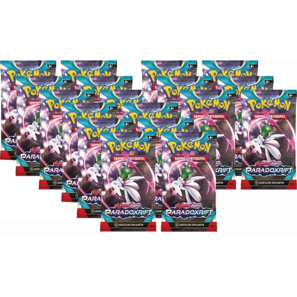 Pokemon KP04 Paradoxrift - 18 Booster - Deutsch