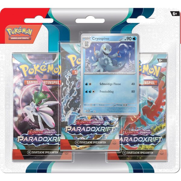 Pokemon KP04 Paradoxrift - Cryospino Blister - Deutsch