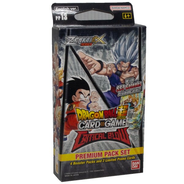 Dragon Ball - Critical Blow - 1 ZenkaiEX-Premium Pack Set - Englisch