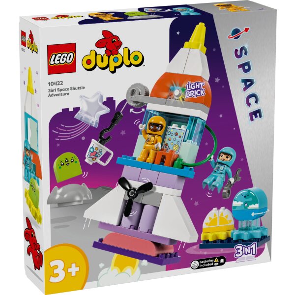 LEGO® DUPLO® 10422 - 3-in-1-Spaceshuttle für viele Abenteuer