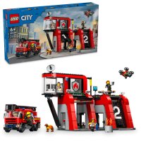 LEGO® City Feuerwehr 60414 - Feuerwehrstation mit...