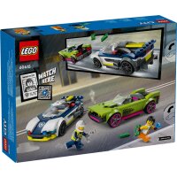 LEGO® City Polizei 60415 - Verfolgungsjagd mit Polizeiauto und Muscle Car