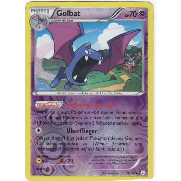 31/83 Golbat - Reverse Holo - Generationen