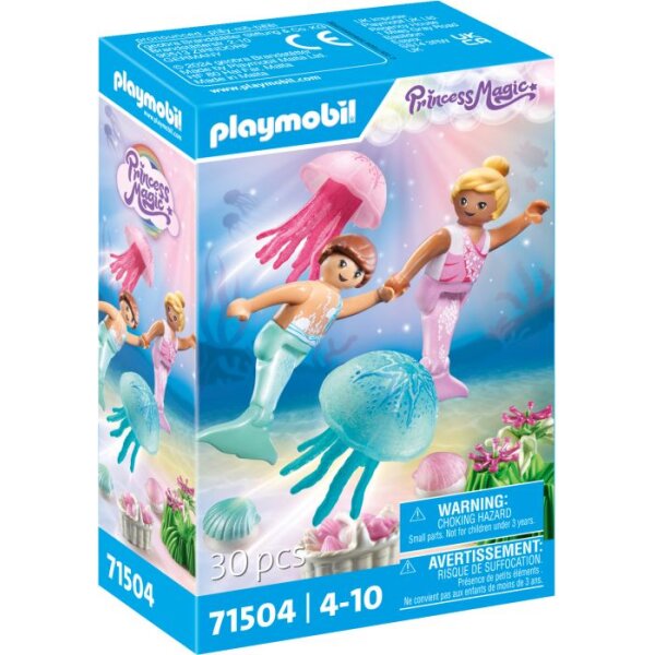 Playmobil 71504 - Meerjungfrauen-Kinder mit Quallen