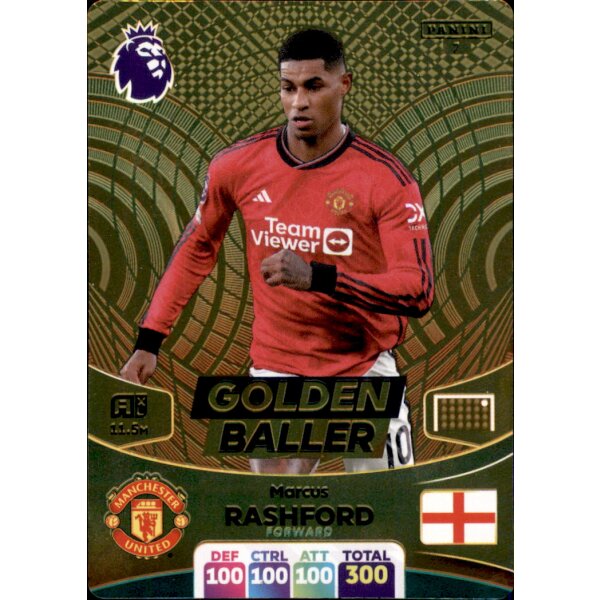 7 Marcus Rashford Golden Baller 2023/2024, 19,99