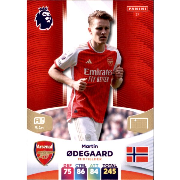 37 - Martin Odegaard - Basis Karte - 2023/2024