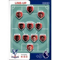 153 - Crystal Palace - Line-Up Card - 2023/2024