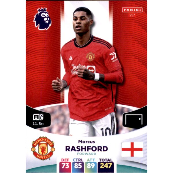 257 - Marcus Rashford - Basis Karte - 2023/2024