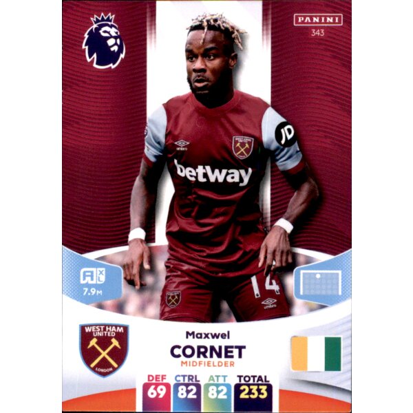 343 - Maxwel Cornet - Basis Karte - 2023/2024