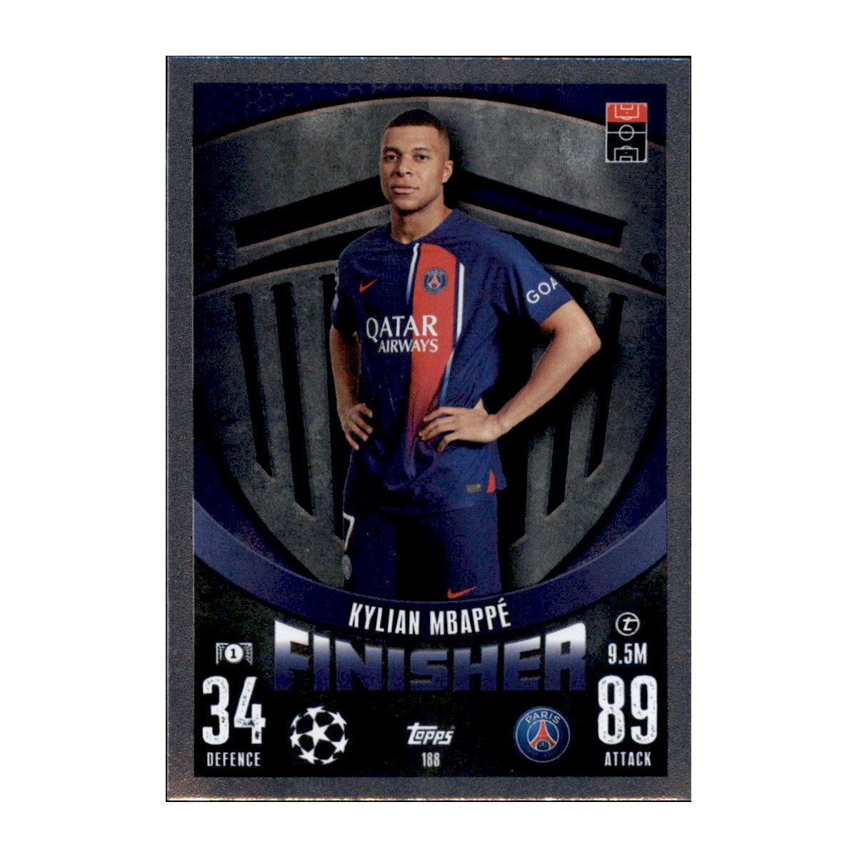 188 Kylian Mbappe Finisher 2023/2024, 2,99