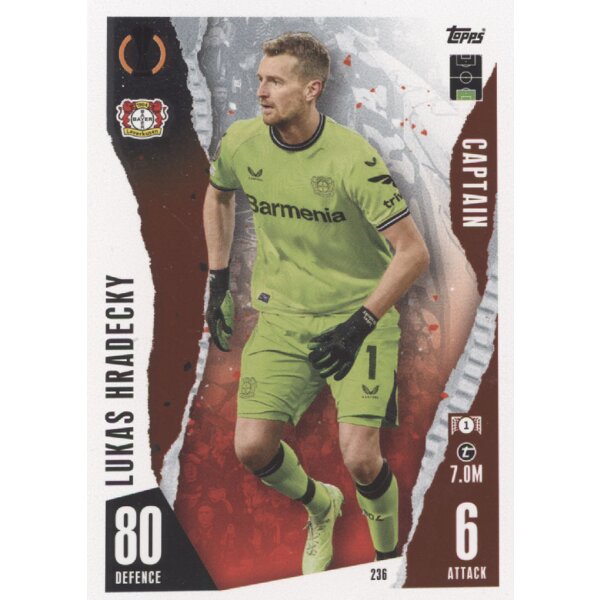 236 - Lukas Hradecky - Captain - 2023/2024