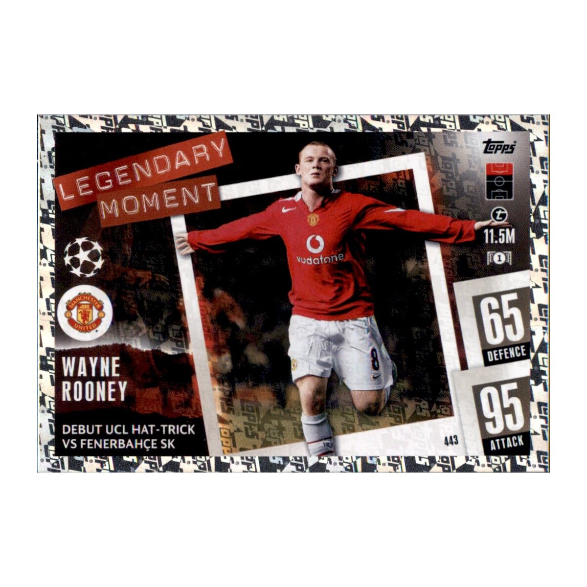 443 Wayne Rooney Legendary Moment 2023/2024, 1,19