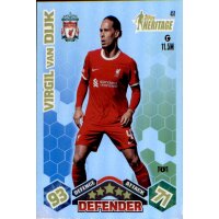 451 - Virgil van Dijk - Topps Heritage - 2023/2024