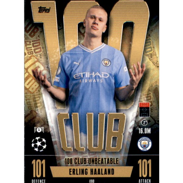 490 - Erling Haaland - 100 Club - 2023/2024