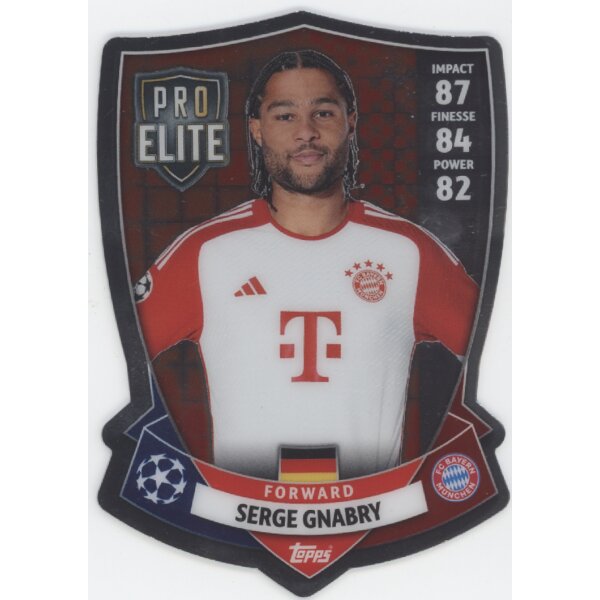 SH 12 - Serge Gnabry - Pro Elite Chrome Shield - 2023/2024