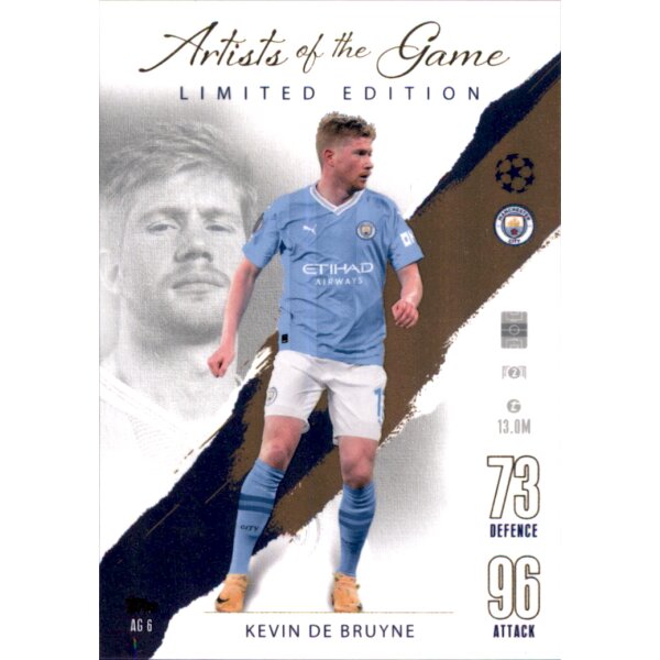 AG 6 - Kevin De Bruyne - Artists of the Game Limited Edition - 2023/2024