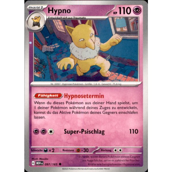 097/165 - Hypno - Uncommon - Karmesin & Purpur 151