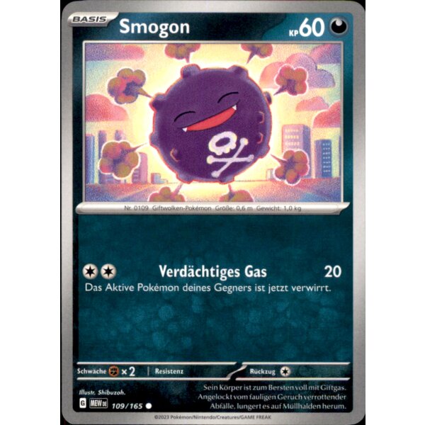 109/165 - Smogon - Common - Karmesin & Purpur 151