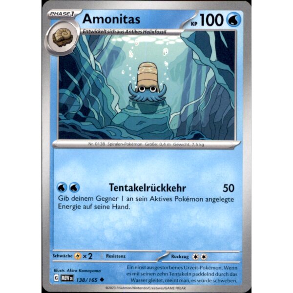 138/165 - Amonitas - Uncommon - Karmesin & Purpur 151