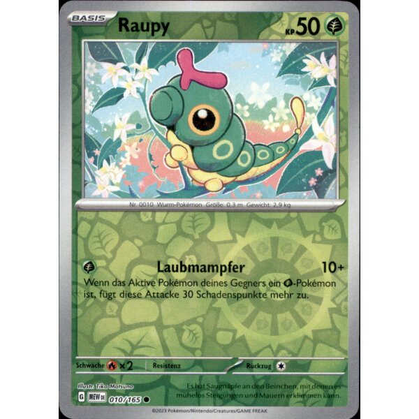 010/165 - Raupy - Reverse Holo - Karmesin & Purpur 151