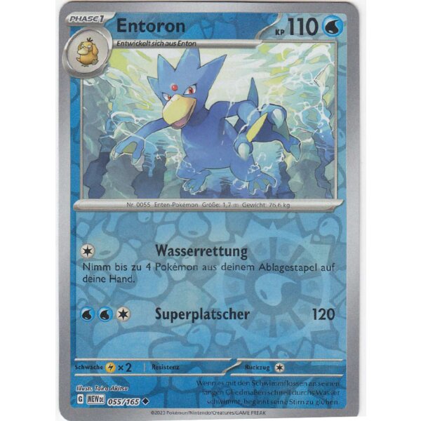 055/165 - Entoron - Reverse Holo - Karmesin & Purpur 151