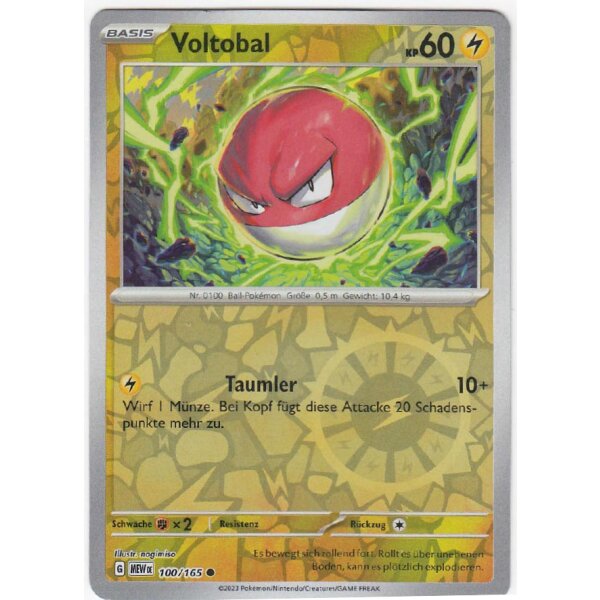 100/165 - Voltobal - Reverse Holo - Karmesin & Purpur 151