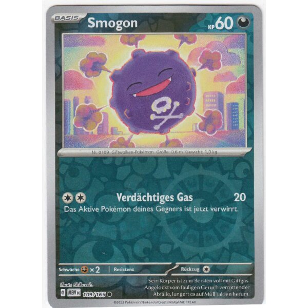 109/165 - Smogon - Reverse Holo - Karmesin & Purpur 151